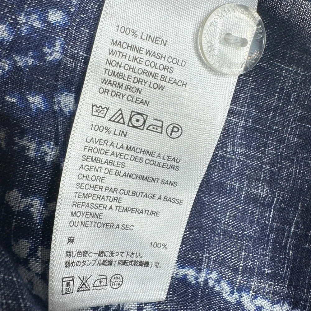 Tommy Bahama‎ Bastille Burst Linen Skirt size 6 Blue_2